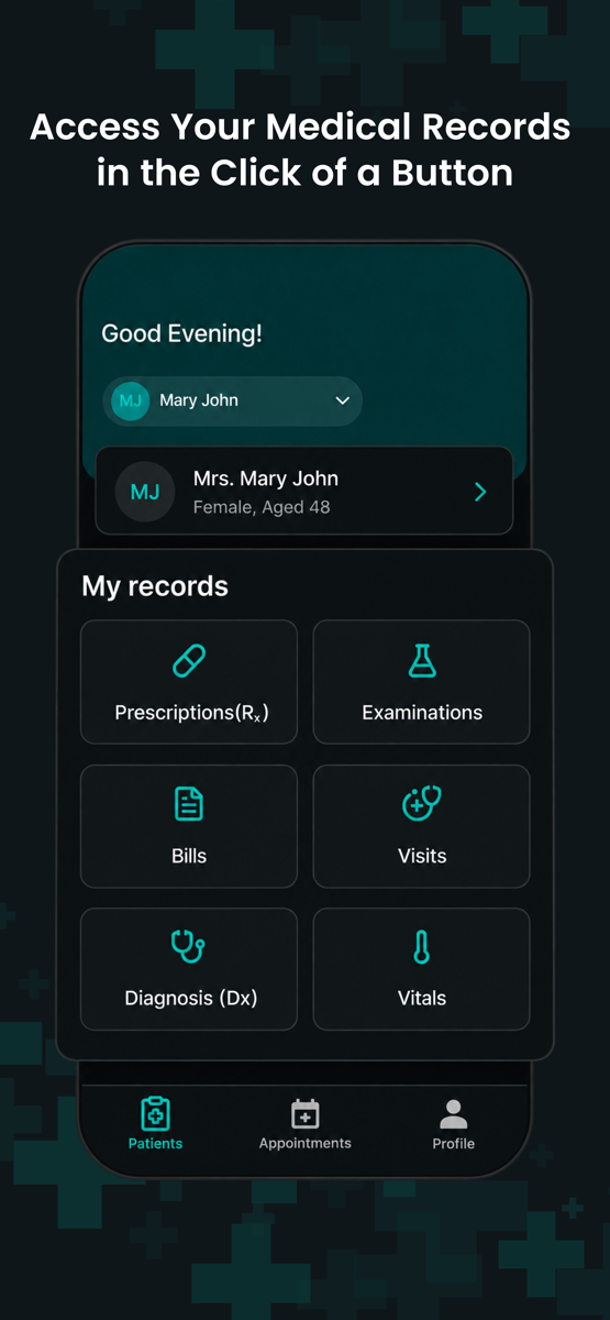 HealthPractice patient app — all-in-one health and clinic companion